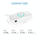 Wireless Music Receiver For Car With 3.5Mm Jack - Mini Bluetooth White-1915196621746999301