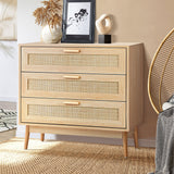 NNEED 3 Chest of Drawers Clothes Storage Rattan