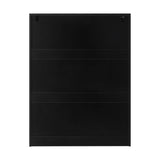 NNEED 6 Chest of Drawers Air Gap Handles Black