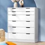 NNEED 6 Chest of Drawers Tallboy White