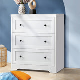 NNEED 3 Chest of Drawers Hamptons Furniture White