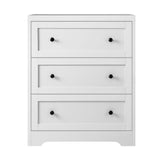 NNEED 3 Chest of Drawers Hamptons Furniture White