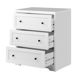 NNEED 3 Chest of Drawers Hamptons Furniture White