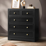 NNEED Chest of Drawers with 5 Drawers Black