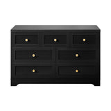 NNEED Chest of Drawers with 7 Drawers Black