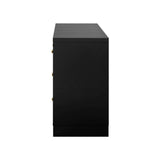 NNEED Chest of Drawers with 7 Drawers Black