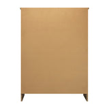NNEED Tallboy Chest of Drawer with 6 Drawers Natural Wood