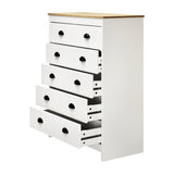 NNEED Tallboy Chest of Drawer with 6 Drawers White