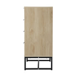 NNEED 4 Chest of Drawers Dresser Table Lowboy Natural
