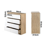 NNEED Chest of Drawers 8 Drawers Tallboy