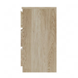 NNEED 3 Chest of Drawers Lowboy Dresser Table Natural