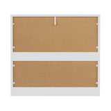 NNEED 3 Chest of Drawers Lowboy Handle-Free White