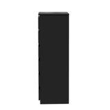 NNEED 6 Chest of Drawers Tallboy Dresser Table Black