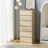 NNEED 6 Chest of Drawers Tallboy Dresser Table Natural