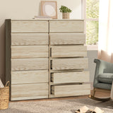 NNEED 6 Chest of Drawers Tallboy Dresser Table Natural