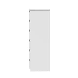 NNEED 6 Chest of Drawers Lowboy Handle-Free White