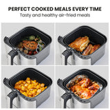 NNEMB 8L Air Fryer, Electric Digital Airfryer with Large Basket, Silver