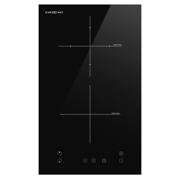 NNEMB 30cm 2 Zone Induction Cooktop, 3300W Electric, Touch Controls