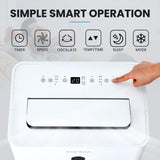 NNEMB 3.5kW Portable Air Conditioner, with Dehumidifier Mode & Fan Cooler