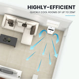 NNEMB 3.5kW Portable Air Conditioner, with Dehumidifier Mode & Fan Cooler