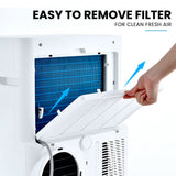 NNEMB 3.5kW Portable Air Conditioner, with Dehumidifier Mode & Fan Cooler