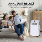 NNEMB Reverse Cycle Portable Air Conditioner and Heater, with Dehumidifier, 2.9kW Cooling and Heating AC
