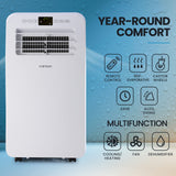 NNEMB Reverse Cycle Portable Air Conditioner and Heater, with Dehumidifier, 2.9kW Cooling and Heating AC