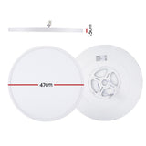 NNEDSZ Leier Ceiling Light LED Round 46W Ultra-THIN 5CM Oyster Lamp Modern Cool/Warm