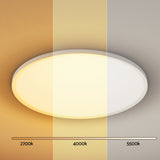 NNEDSZ Leier Ceiling Light LED Round 54W Ultra-THIN 5CM Oyster Lamp Modern Cool/Warm