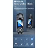 Lcd Bluetooth 5.0 Adapter Receiver / Transmitter - Black-1915196692630736897