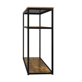 NNEED Hall Console Table 3 Tiers Shelves Metal&Wooden
