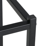 NNEED Console Table Wooden Tabletop Black&Wood