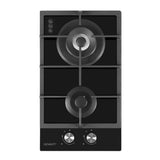 NNEDSZ Devanti Gas Cooktop 30cm 2 Burner Black