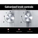 NNEDSZ Devanti Gas Cooktop 30cm 2 Burner Silvir