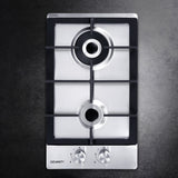 NNEDSZ Devanti Gas Cooktop 30cm 2 Burner Silvir