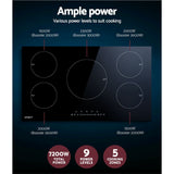 NNEDSZ Devanti Induction Cooktop 90cm Electric Cooker
