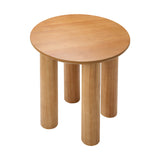 NNEED Coffee Table Side End Tables Round Wooden