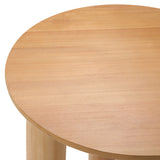 NNEED Coffee Table Side End Tables Round Wooden