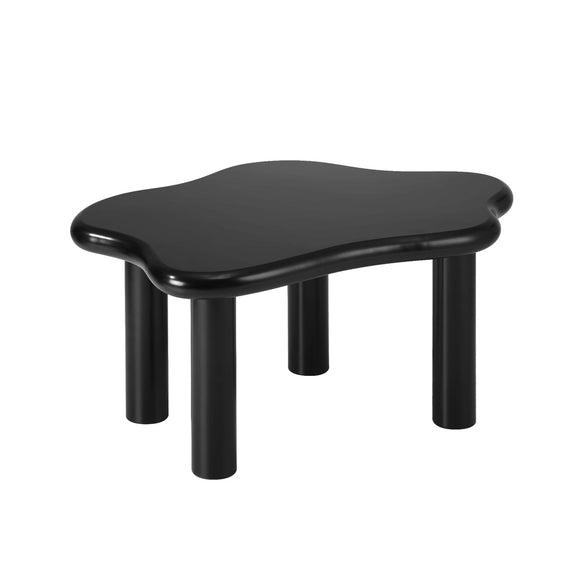 NNEED Coffee Table Side Tables Black Irregular