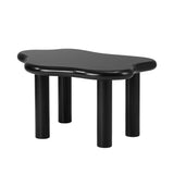 NNEED Coffee Table Side Tables Black Irregular