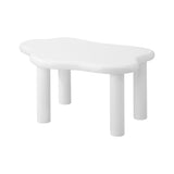 NNEED Coffee Table Side Tables Living Room White Irregular