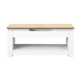 NNEED Coffee Table Lift Up Top Hidden Storage Shelf