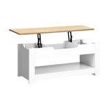 NNEED Coffee Table Lift Up Top Hidden Storage Shelf