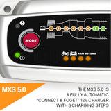 NNEMB 12V 5A Bumper Cover Bundle Smart Battery Charger - MXS 5.0
