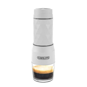 NNEOBA 3 in 1 Portable Manual Espresso Maker Hand Press Coffee Brewer White