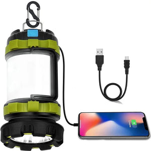 NNEOBA Rechargeable Camping Lantern & Power Bank Flashlight