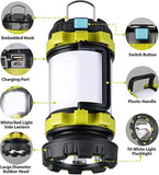 NNEOBA Rechargeable Camping Lantern & Power Bank Flashlight