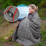 NNEOBA Portable Camping Quilt Travel Blanket for Outdoor Adventure