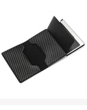 NNEOBA Carbon Fiber RFID Slim Wallet for Men