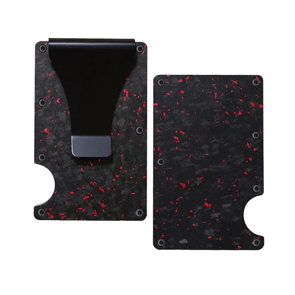 NNEOBA Carbon Fiber Slim Credit Card Holder Wallet for Men